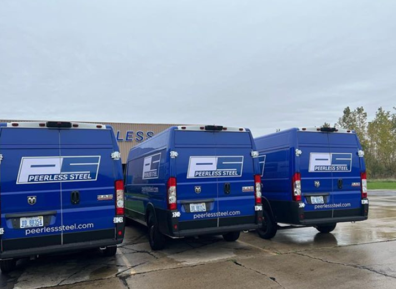 Peerless Steel Vehicle Graphics